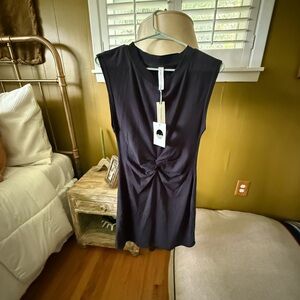 Anthropologie Black Mini Dress